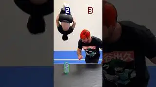 First to 10 backflips wins 😱🔥 #parkour @BrandonA7
