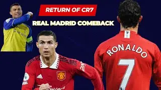 Cristiano Ronaldo Return of CR7 REAL MADRID comeback on cards for Ronaldo #sportsnews