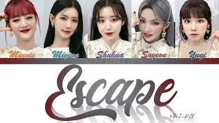 (G)I-DLE (여자)아이들 - Escape Lyrics [Color Coded Han/Rom/Eng]