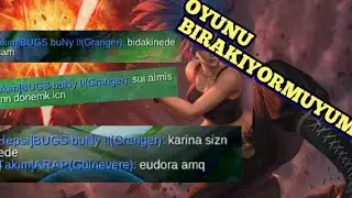 OYUNU BIRAKTIRMALIK TARİHİN EN TİLT MAÇI - KARİNA MOBİL LEGENDS