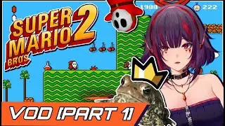 MY 8 INCH FROG IS GROWING WARTS?!【SUPER MARIO BROS. 2 PART 1】🐸
