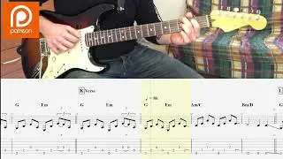 Adele - Crazy for you GUITAR COVER + PLAY ALONG TAB + SCORE
