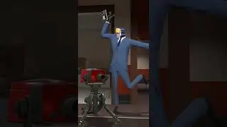[GMOD] Spy tries to Sap a Sentry - Animation practice #animation #tf2 #shorts