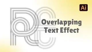 How to Create Overlapping Text Effect in Adobe Illustrator