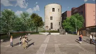 POTENZA, PARCO TORRE GUEVARA. INIZIATI I LAVORI