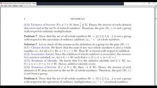 Example of non group