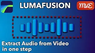 Import Only Audio from Video in One Step, Tutorial - LumaFusion - Quick tip