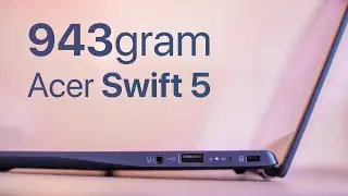 Lekki jak piórko Acer Swift 5💻 z procesorem Intel i5 10nm (1035G1)