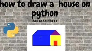 how to draw a house on python l programming kids