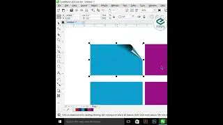 Create a page curl in corel draw