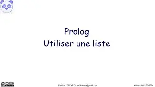 Prolog - Utiliser une liste