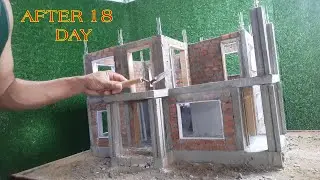 Construction of 2nd floor. How Build a House Mini World #8.