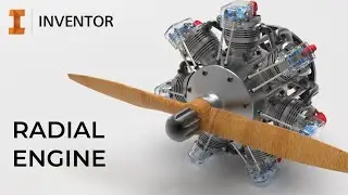 Inventor 2021 | Radial Engine