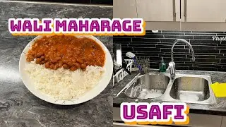 Vlog |kufanya usafi wa nyumba,kupika Maharage na wali na  kupanga vitu!