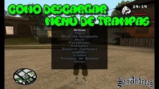 Como descargar el menú de trampas para GTA San Andreas  PC