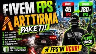 FiveM FPS ARTTIRAN FPS BOOST Paketi 2026! | BEDAVA Kolay Kurulum