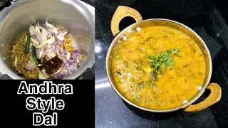 Andhra Style Dal | Palakurra Pappu | Palak Ki Dal | In Hindi | Homemaker Sravanthi