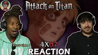 Sigma Reiner! FIRST TIME reacting to Attack on Titan | 4x07 | REACTION (Subtitles)