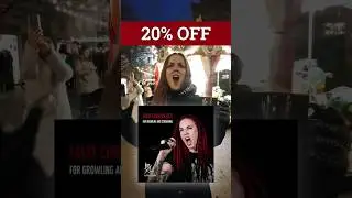 Online Course "False Cord Basics For Growling And Screaming" is on Xmas sale. 20%off