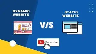 Difference between dynamic and static website. #website #programming
