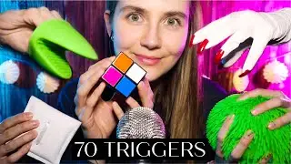 ASMR 70 Triggers in 1 Hour | For Sleep & Tingles