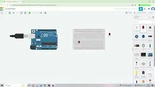 Simulation: Traffic light with Arduino, Platform: Tinkercad.