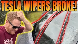 Tesla Wipers Are BROKEN! DRIVING ME CRAZY! Fix!?