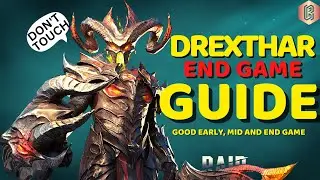 BEST Drexthar Bloodtwin End Game Build | Complete Guide & Masteries | Raid: Shadow Legends