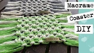 Macrame Coaster DIY Very Quick and Easy for Beginners | Step-by-step Tutorial