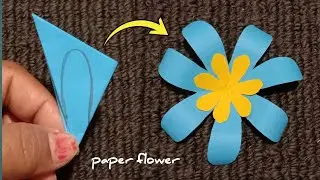 Easy paper flower | step by step paper origami | bunga dari kertas origami @harissetianichannel