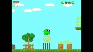 Пример платформера на Construct classic