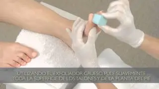 Cómo utilizar la loción quita callos