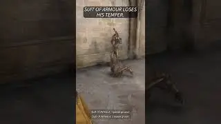 Hogwarts Legacy Suit of Armour Loses Temper