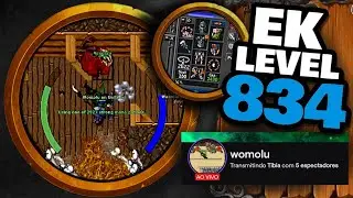 ek lvl 834 na hunt🔥🔥 #tibia #tibiacast