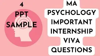 4. INTERNSHIP VIVA  PPT SAMPLE