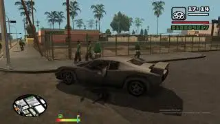 Grand Theft Auto San Andreas!? c модами как набираются уровень розыска все 6!