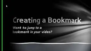 Create a Bookmark in PowerPoint 2010.mp4