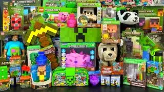 80+ Minutes ASMR MINECRAFT 50+ Toy Collection Oddly Satisfying Toy Unboxing | No Talking