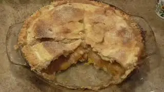 Creamy Peach Pie From Scratch