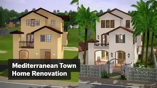 Renovating This Mediterranean Beach House • The Sims 3 House Design [Speed Build Renovation]