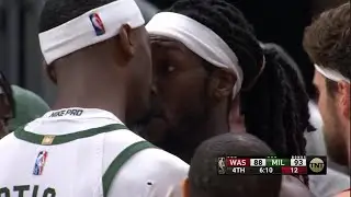Montrezl Harell almost injured Giannis then Bobby Portis fights him