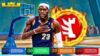 LEBRON JAMES 99 Driving Dunk! BEST BUILD CARRYING RANDOMS IN THE REC IN NBA 2K23! DOWN BY 30+ POINTS