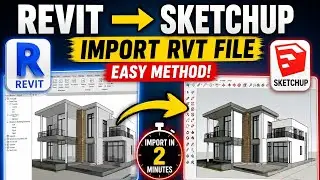 how to import Revit file in SketchUp