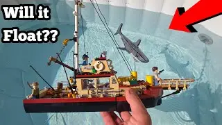 Does The Lego JAWS boat float?