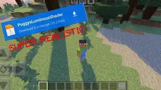 FINALLY !! SUPER REALISTIC SHADERS IN MINECRAFT POCKET EDITION (NO CLICKBAIT) 1.20.30 😯