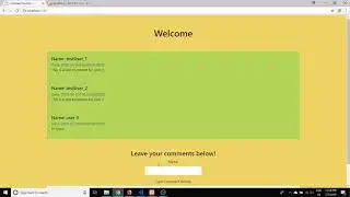 NodeJS/MySQL Comment Section (part 6) - Insert Comments to Database