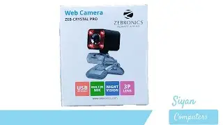 Zebronics Web Cam Zeb-Crystal Pro| English| Siyan Computers
