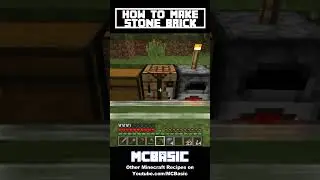 Minecraft: How to Make Stone Brick #shorts #minecraft #minecraftshorts