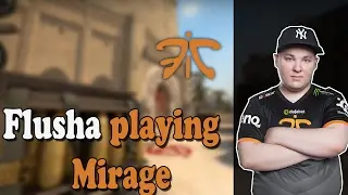 GODSENT flusha playing CS:GO Faceit on Mirage (twitch stream)