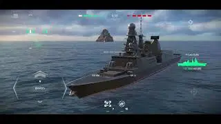 Modern Warships - IT Caio Duilio in action - kill 4 ships #modernwarships #promocode #warships